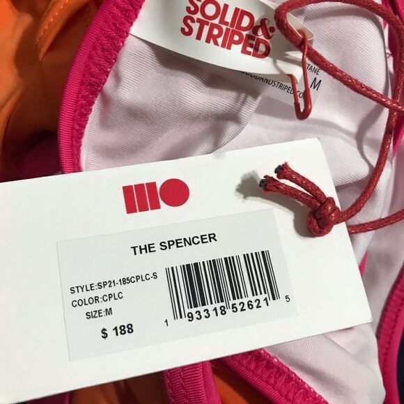 Solid & Striped NWT The Spencer One Piece Swimwear Size M - Picture 9 of 13